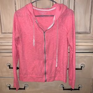 Pink Zip-Up Hoodie